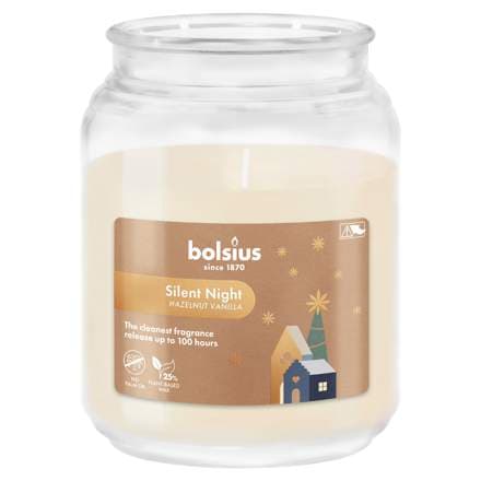 Bolsius ilmkerti í krukku með loki Silent night