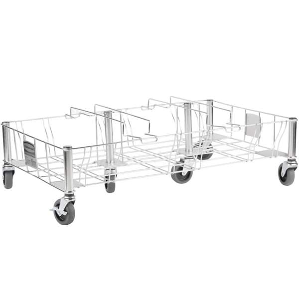 Slim Jim hjólavagn stálgrind fyrir þrjár fötur