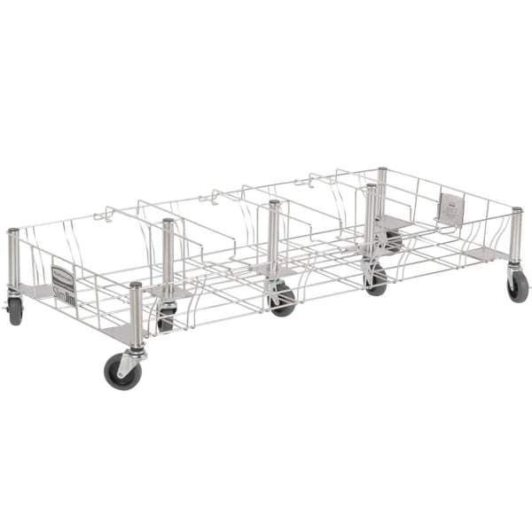 Slim Jim hjólavagn stálgrind fyrir fjórar fötur