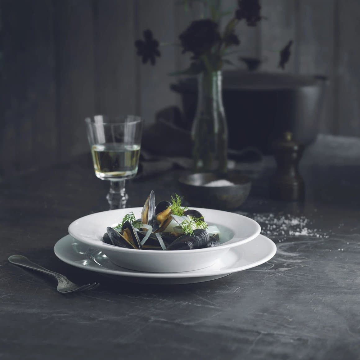 Sancerre diskur djúpur 22cm, 6stk 2