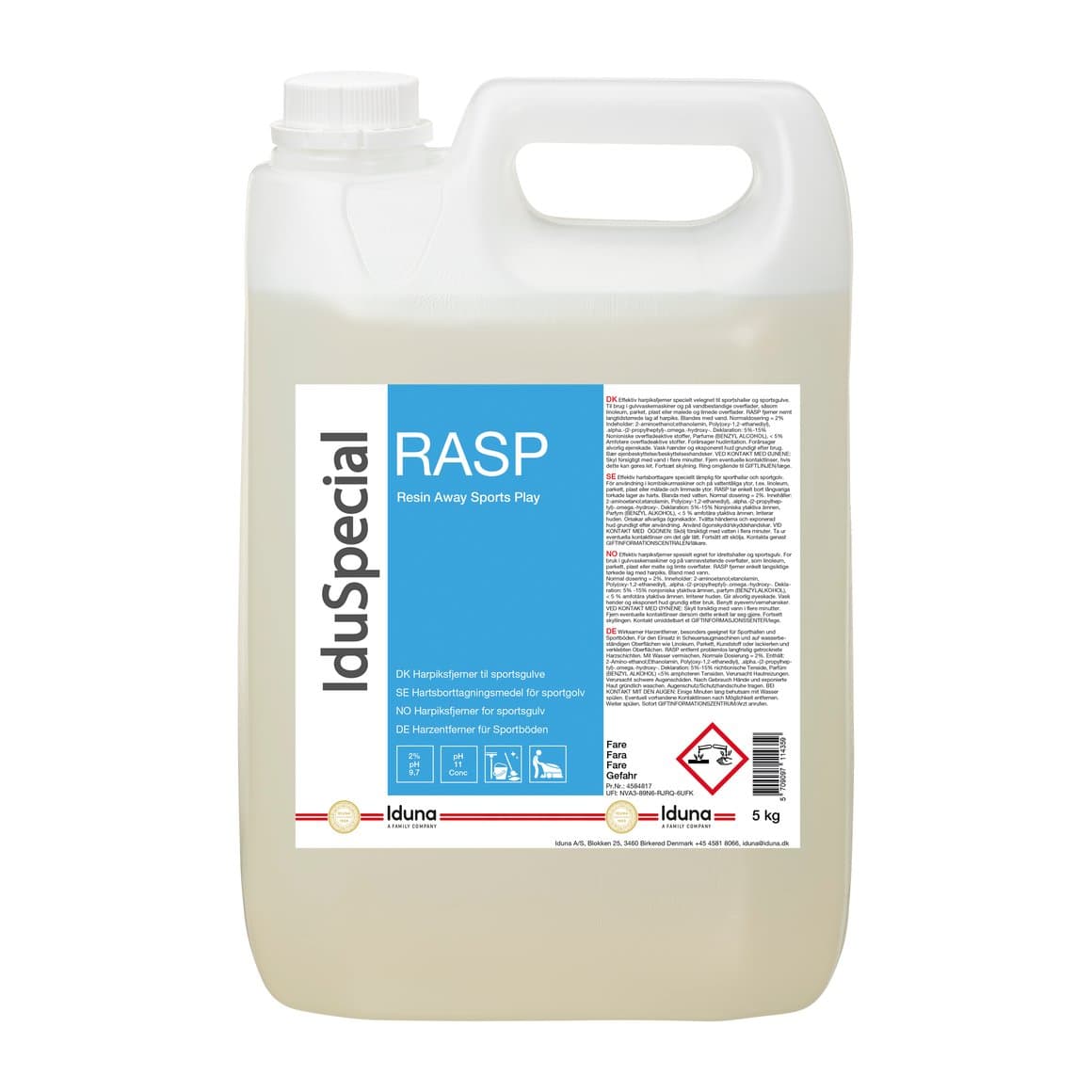 Iduna harpixhreinsir RASP 5 kg 1