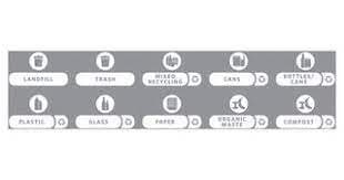 Límmiðasett fyrir Slim Jim flokkunarfötur 1