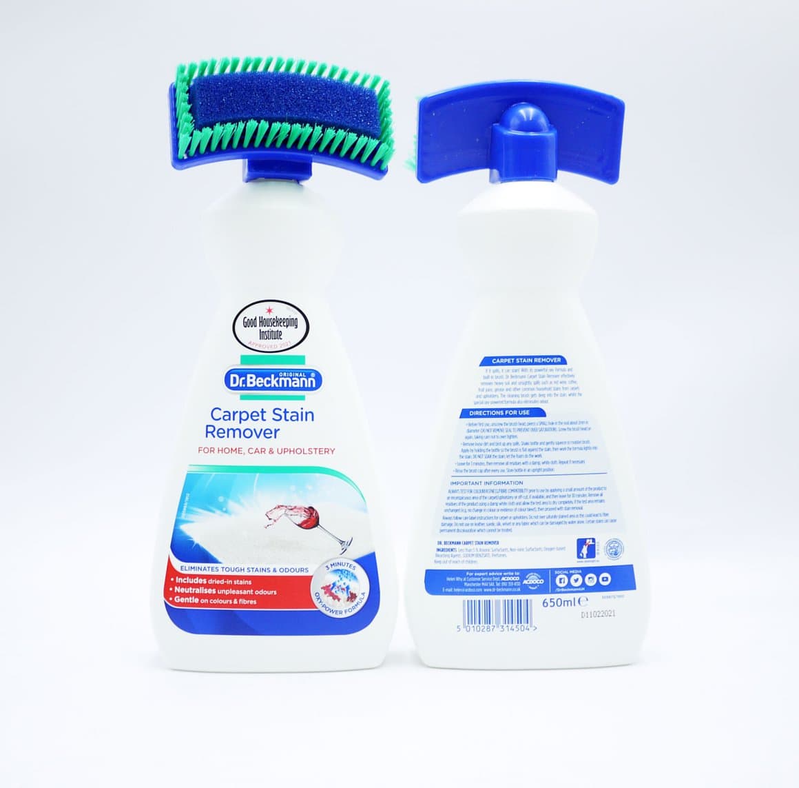 Dr, Beckmann teppahreinsiefni með bursta 650ml 1
