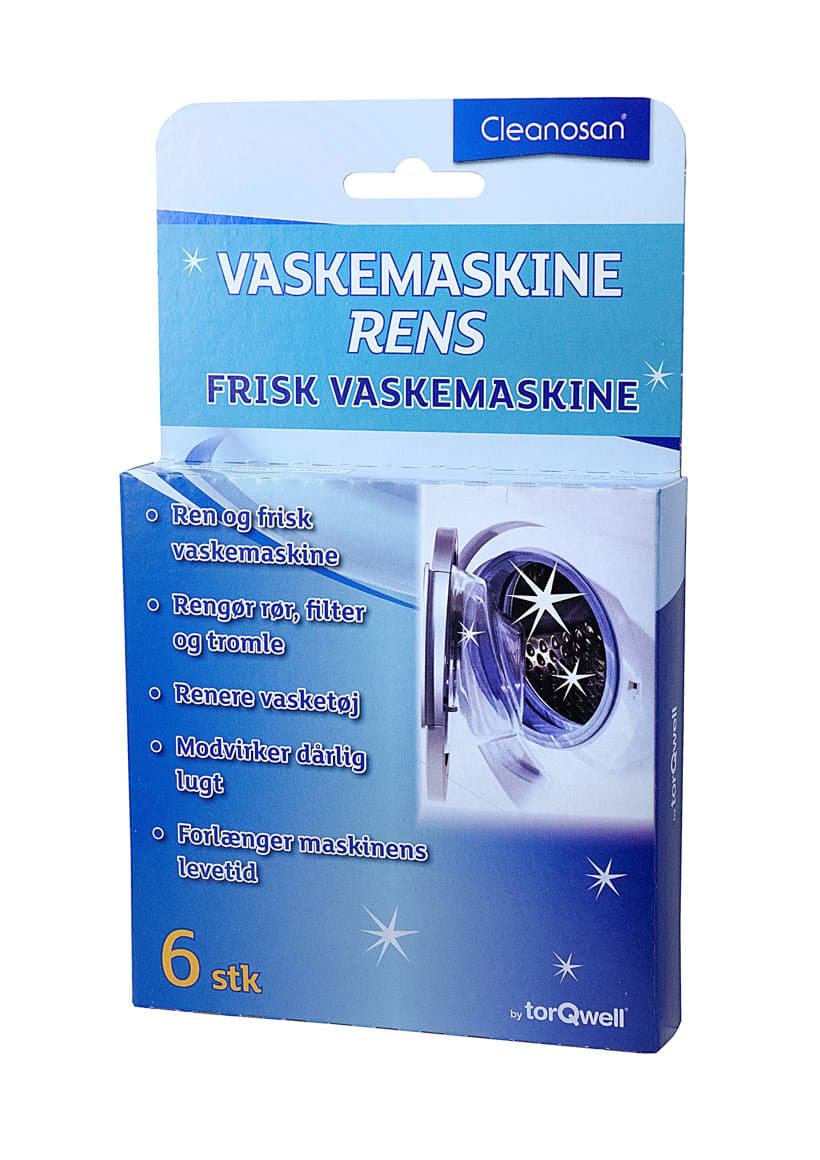 Cleanosan þvottavéla hreinsitöflur, 6stk í pk 1