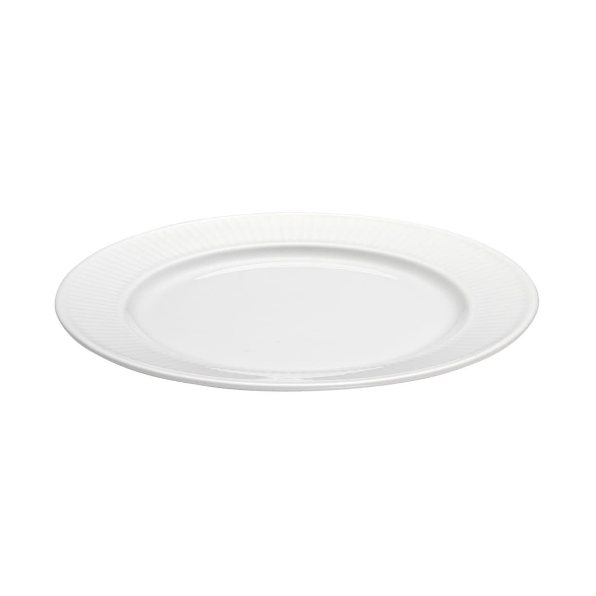 Plissé diskur hvítur 20cm 6stk 4