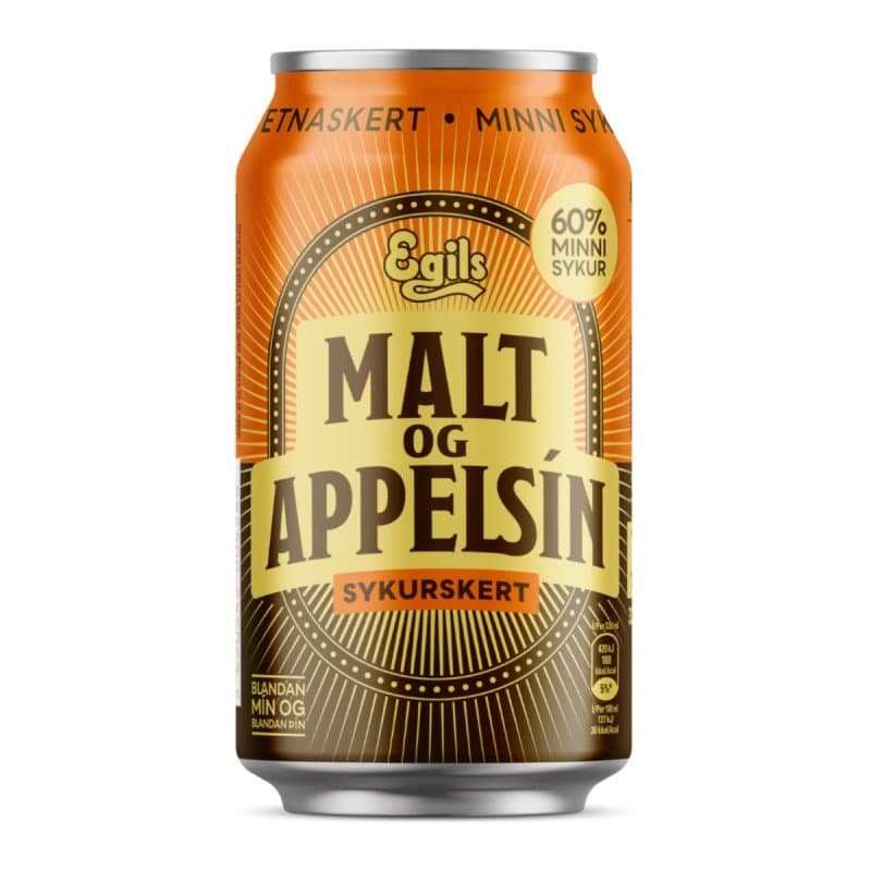 Egils malt og appelsín sykurskert 10x33cl dósir 1