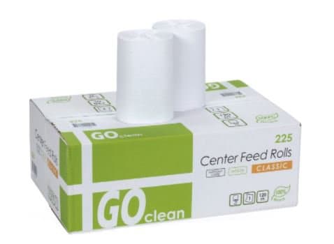 Go Clean M-þurrkur hvítar 12rl 120 mtr M1. 1