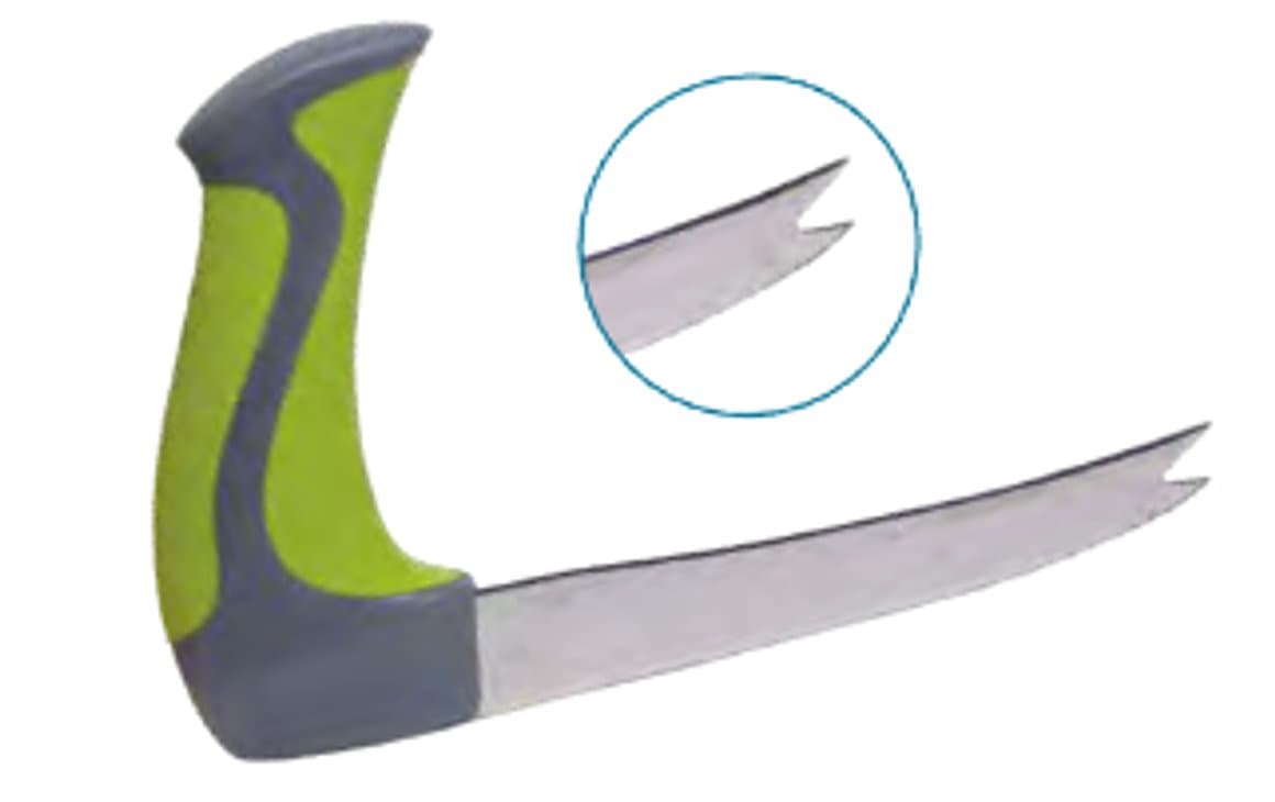 Stór hnífur m. 90°handfangi 1