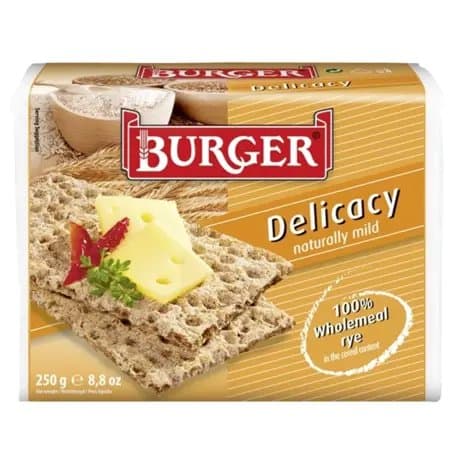 Burger hrökkbrauð Delikate 250gr 1
