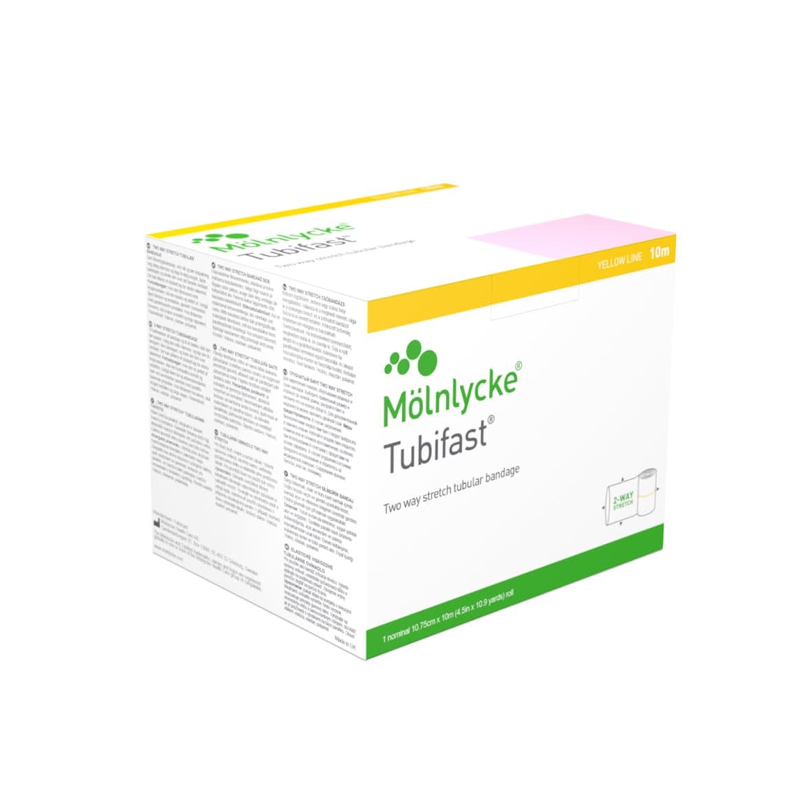 Mölnlycke Tubifast Gult 10,75cm x 10m 2