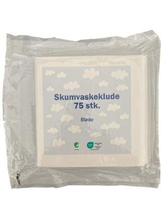 Þvottasvampar 75stk svansvottaðir