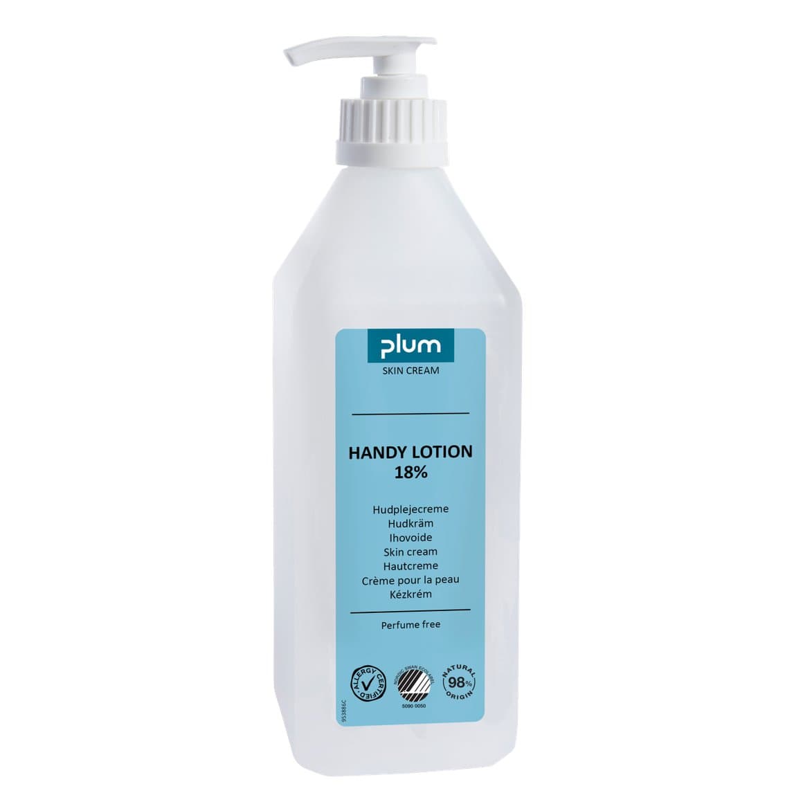 Plum húð- og handáburður S, 600ml m/dælu 1