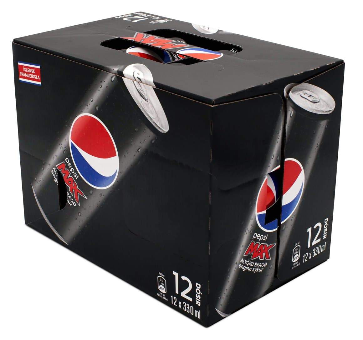Pepsi max 12x33cl dósir  1