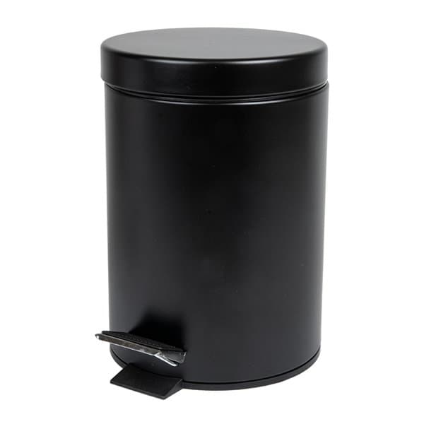 Fata með fótstigi 3l málm/svört 1