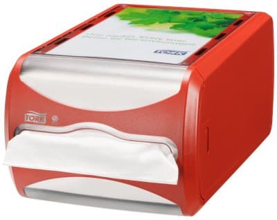 Tork Xpressnap Countertop®serv.skammtari rauður N4 1