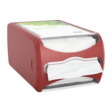 Tork Xpressnap Countertop®serv.skammtari rauður N4