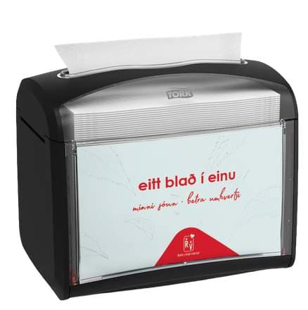 Tork Xpressnap Tabletop® servíettuskammtari svartur N4