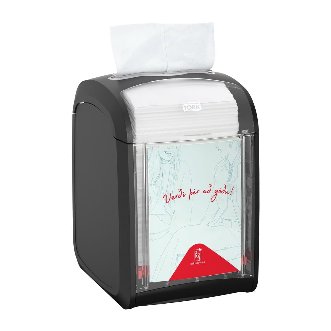 Tork Xpressnap Fit servíettuskammtari svartur N14 1