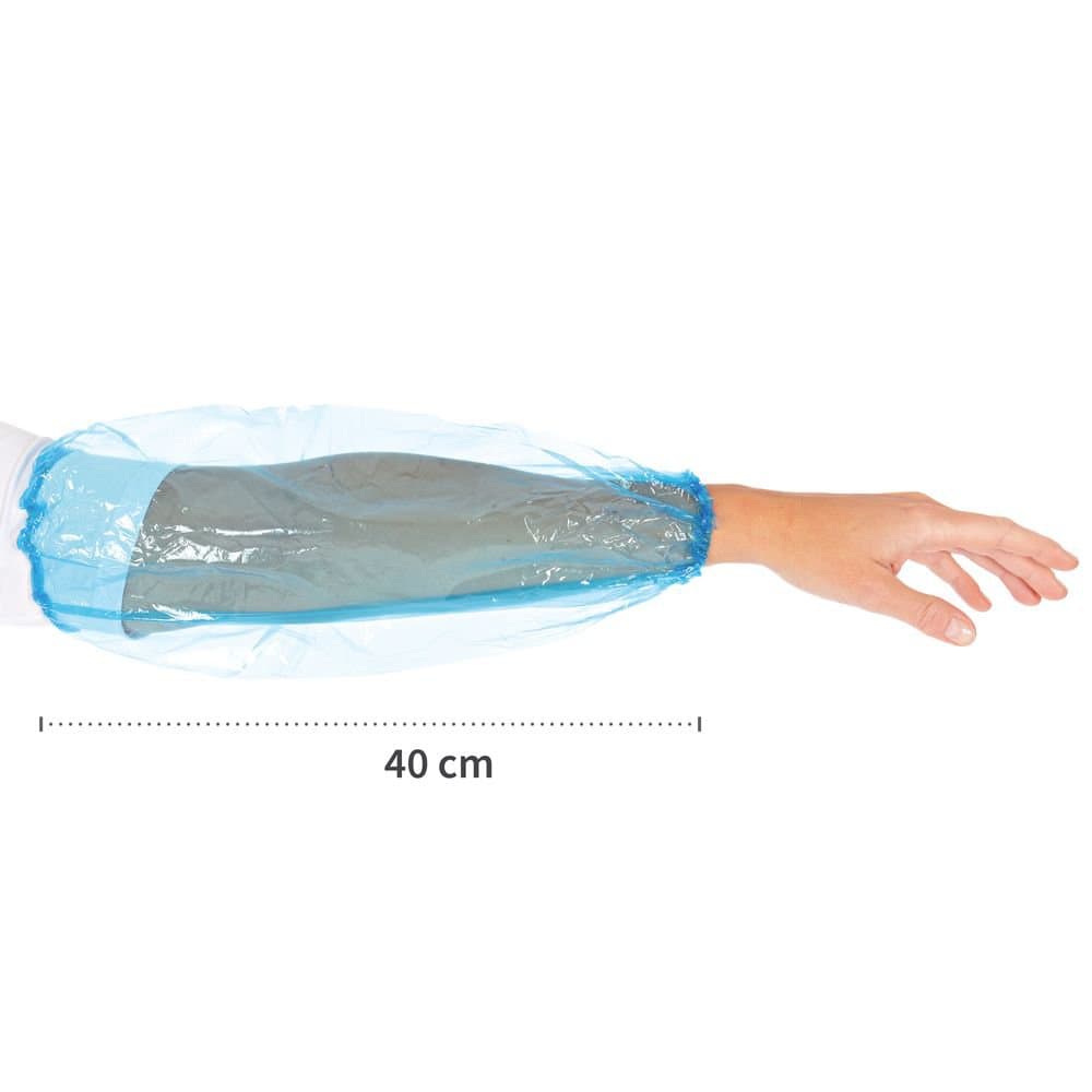 Ermahlífar bláar 40 cm, 100 stk 2