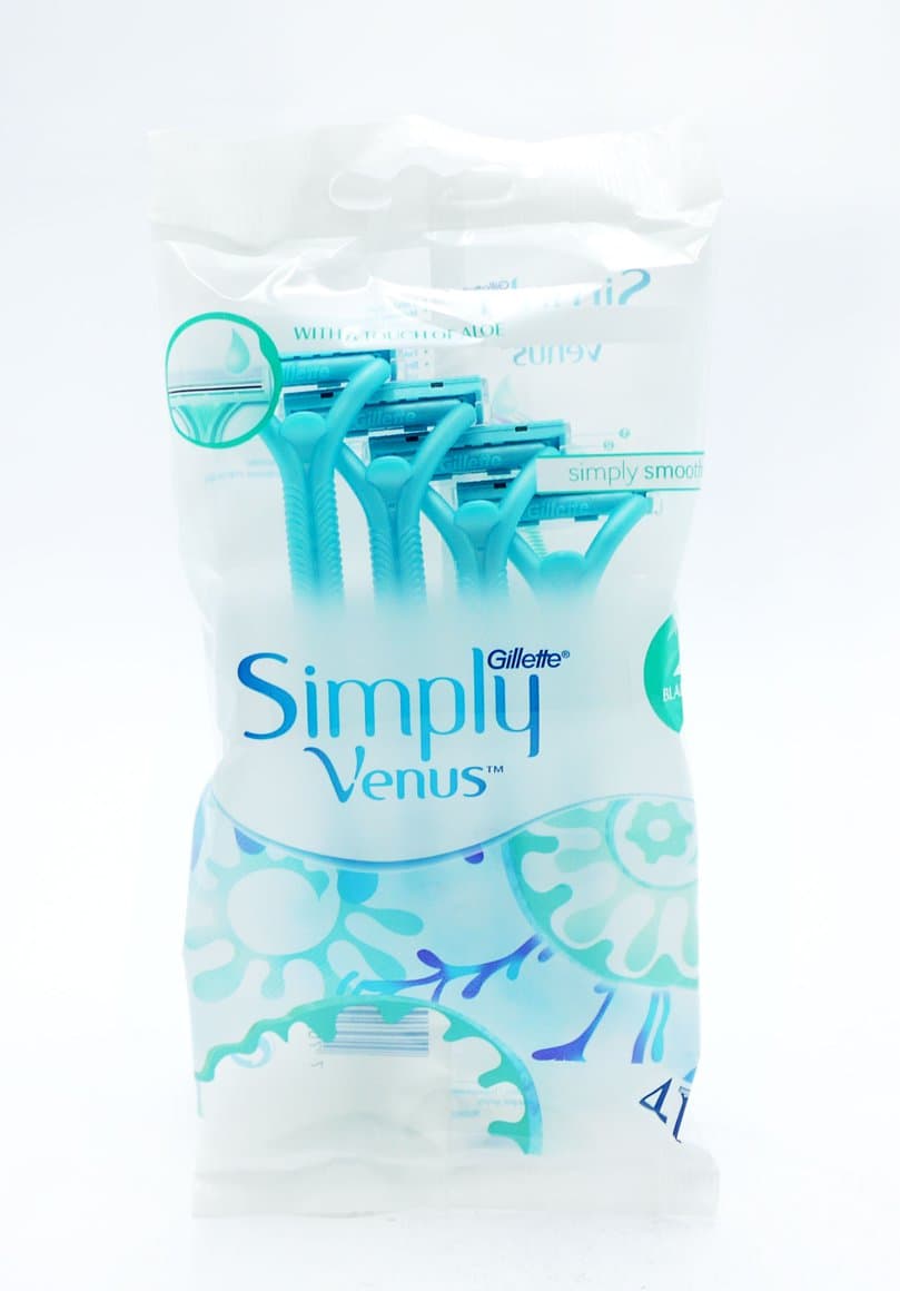 Gillette simply venus einnota rakvélar 4stk 1