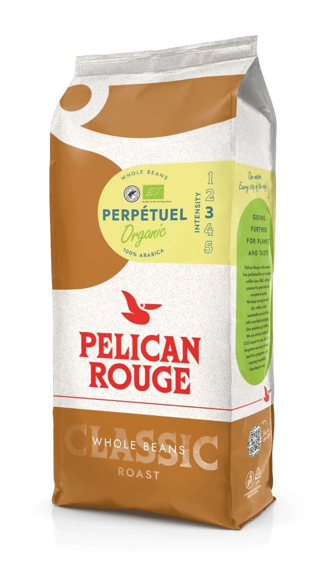 Pelican Rouge kaffibaunir Perpetuel organic 1kg 2