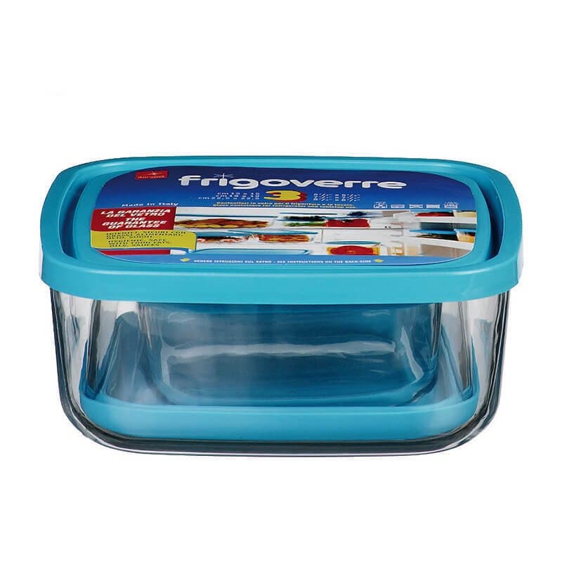 Frigoverre 3stk matvælabox gler með loki 15,19 og22cm 1