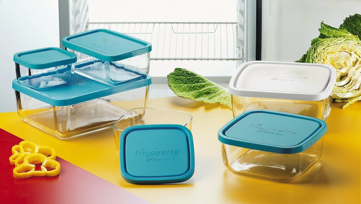 Frigoverre 3stk matvælabox gler með loki 15,19 og22cm 2