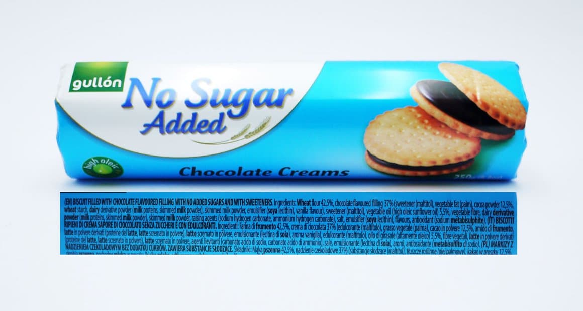 Gullon kremkex súkkulaði sykurlaust 250gr 1