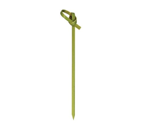 Bambuspinnar bioware m/lykkju 9cm, 100stk 1