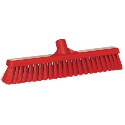 Vikan gólfsópur 41cm, mjúkur/stífur rauður