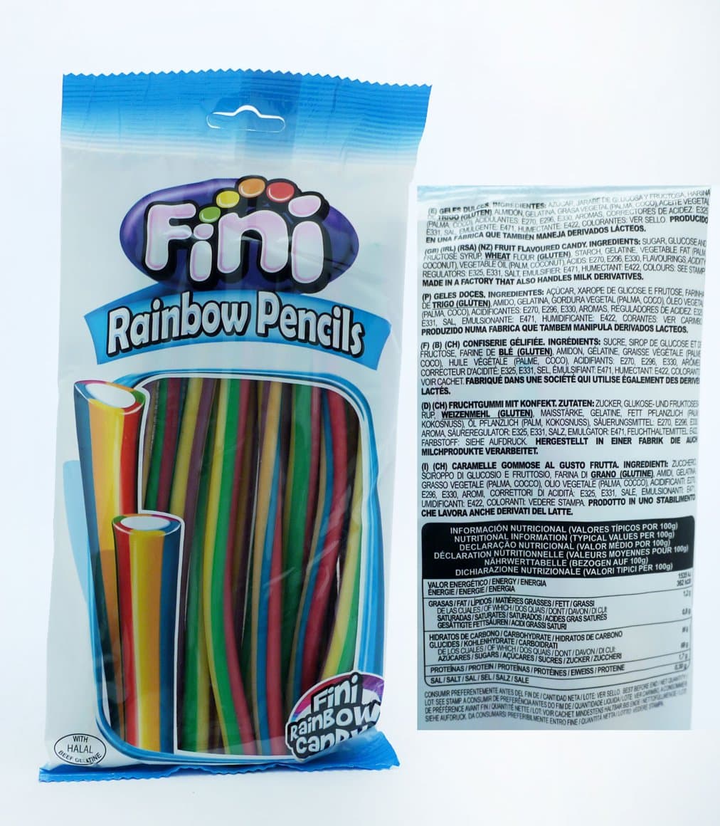 Fini hlaupstangir regnboga 180gr 1