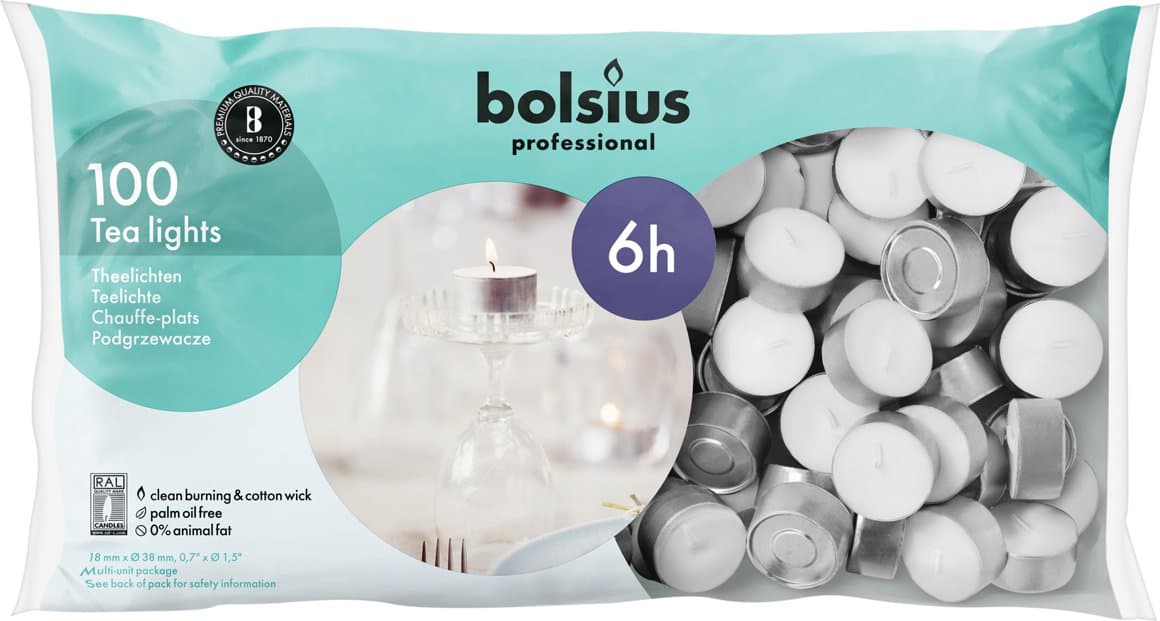 Bolsius teljós 6klst 100stk 1