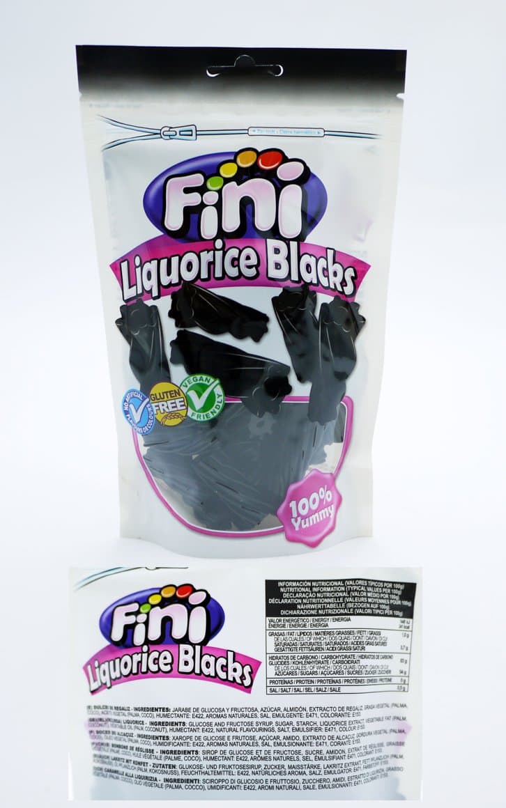 Fini lakkrís svartur 150gr 1
