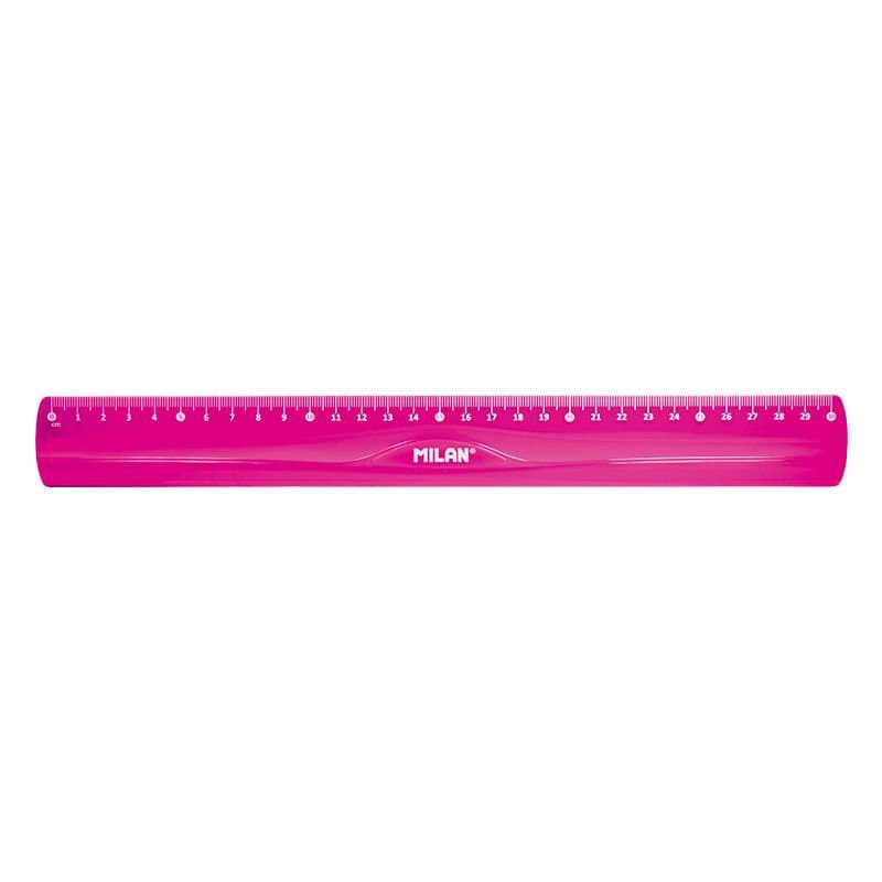 MILAN Reglustika 30cm, bleik 2