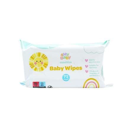 Blautklútar sensitive 4my baby 72stk