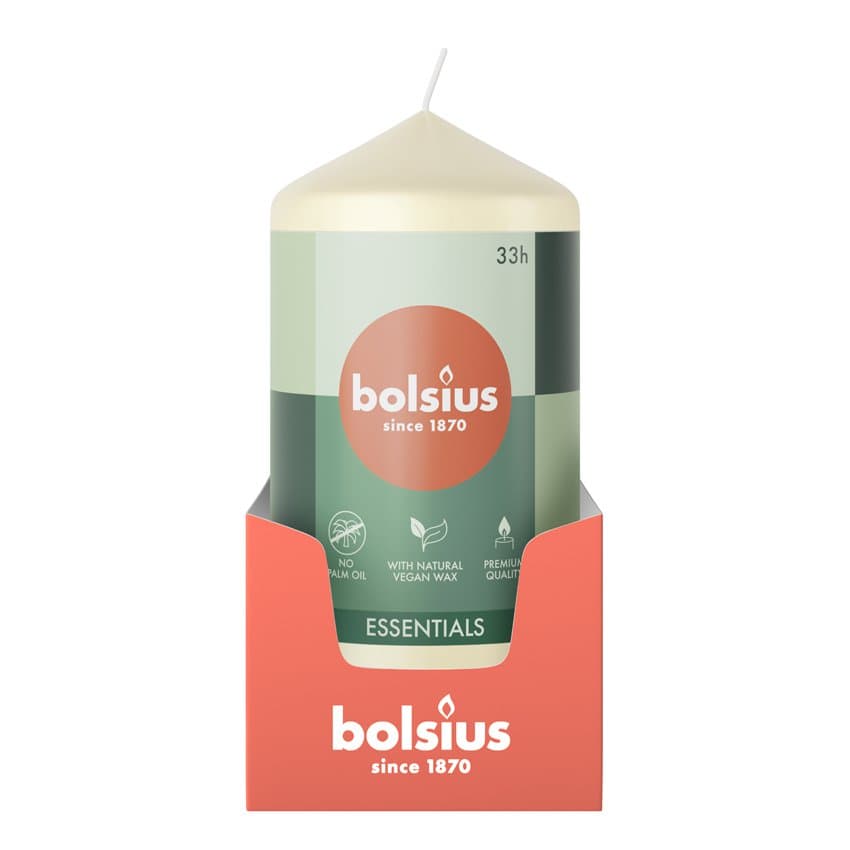 Bolsius kerti Soft pearl 12x6cm 1