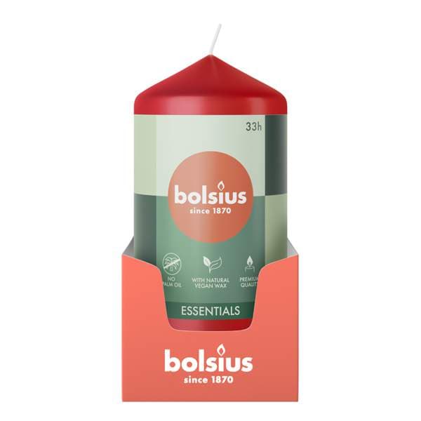 Bolsius kerti Delicate red 12x6cm