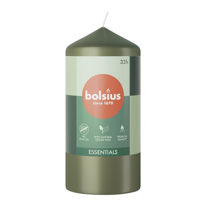 Bolsius kerti Fresh olive 12x6cm 1