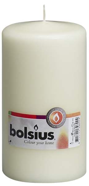Bolsius kerti hvít 15x6cm