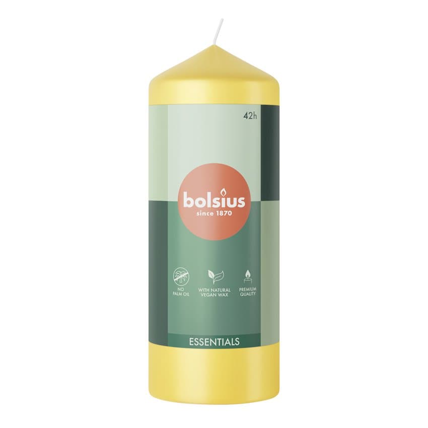 Bolsius kerti Sunny yellow 15x6cm 1