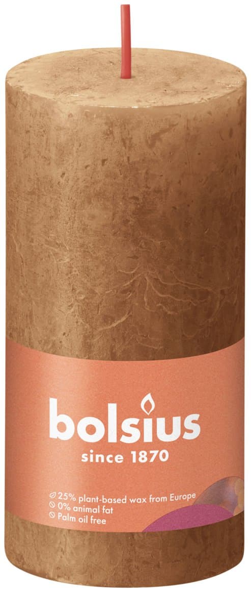 Bolsius kerti brúnt 10x5cm rustic 1