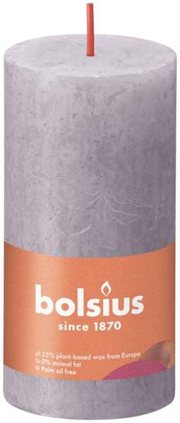 Bolsius kerti fjólublátt 10x5cm rustic