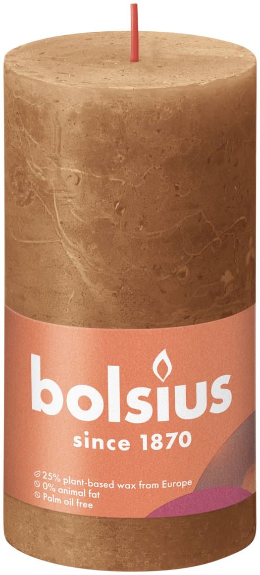 Bolsius kerti brúnt 13x7cm rustic 1
