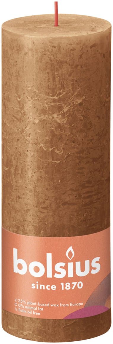 Bolsius kerti brúnt 19x7cm rustic 1