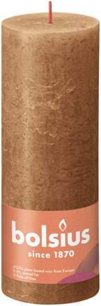 Bolsius kerti brúnt 19x7cm rustic