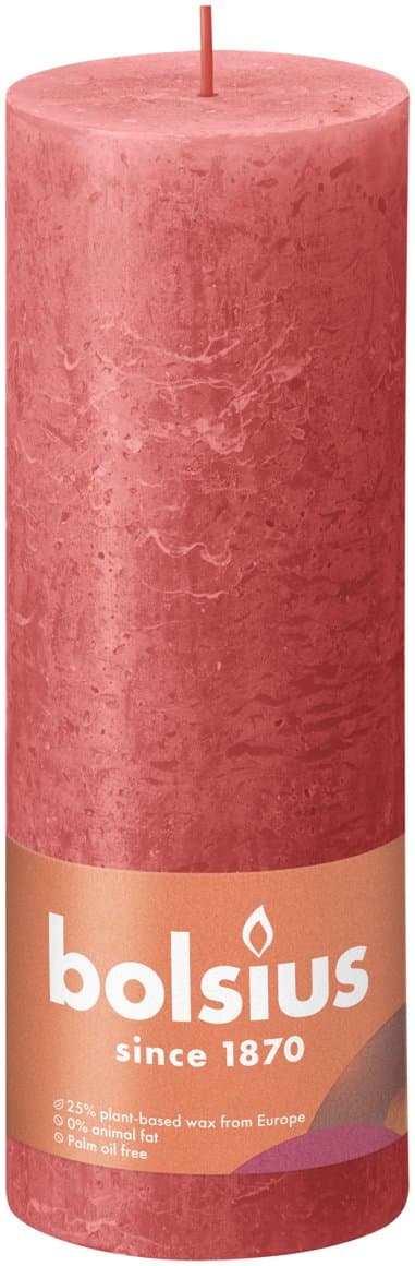 Bolsius kerti bleikt 19x7cm rustic 1