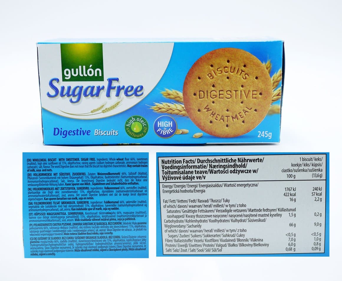 Gullón sykurlaust kex 245gr 1