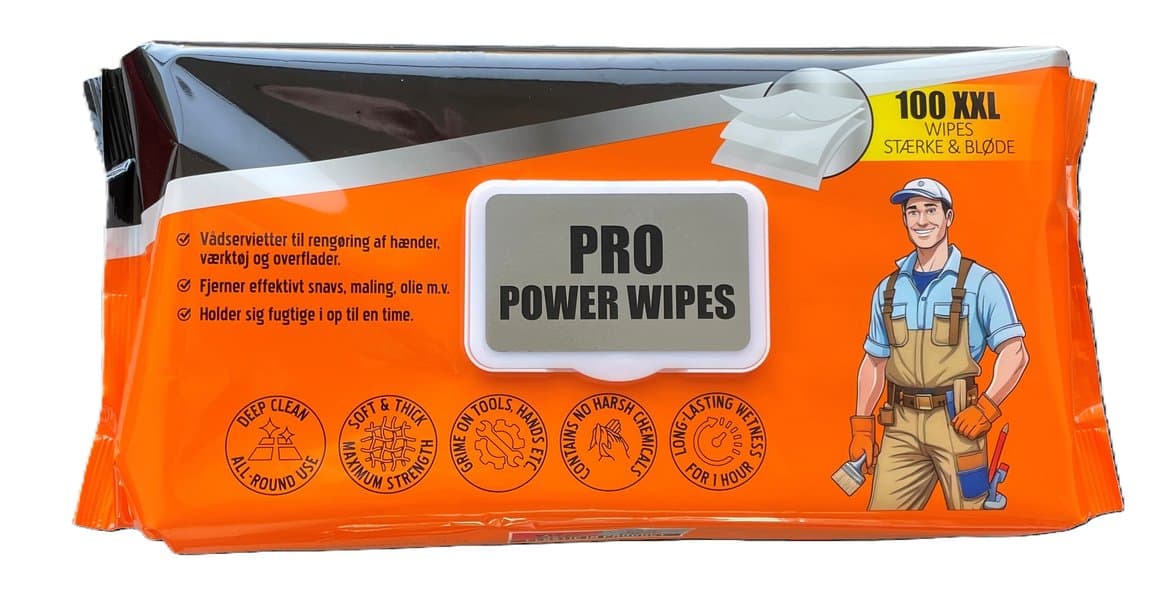 Blautklútar Pro Power Wipes 100stk 1