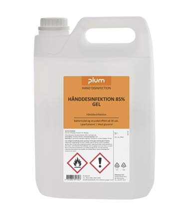 Plum handspritt gel 85% 5l