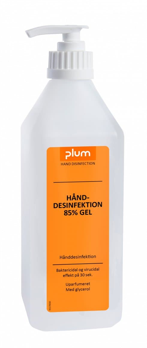 Plum handspritt gel 85% 600ml m.dælu 1